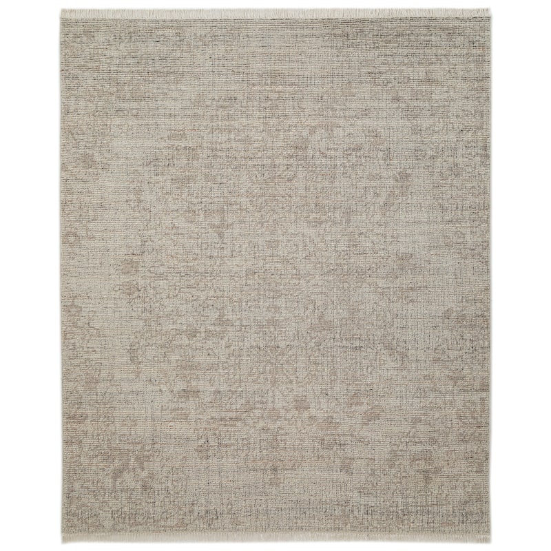 Terra by Obeetee Mesa Summit Beige Rug - Natural/Criss Cross - 8'9" x 11'9"
