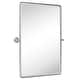 preview thumbnail 113 of 126, TEHOME Woodvale Rectangle Vertical Metal Wall Mirrors