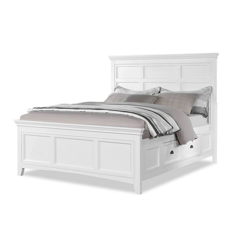 Furniture of America Saer 6-Piece Storage Platform Bedroom Set with USB Port