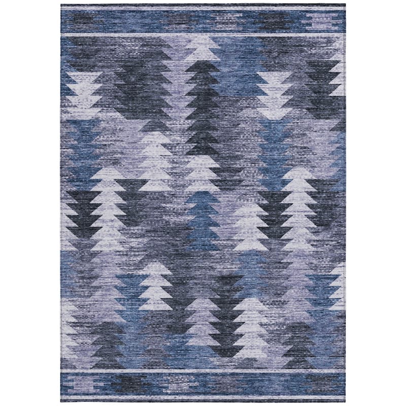 HomeRoots Southwestern Transitional Rectangle Outdoor Rug