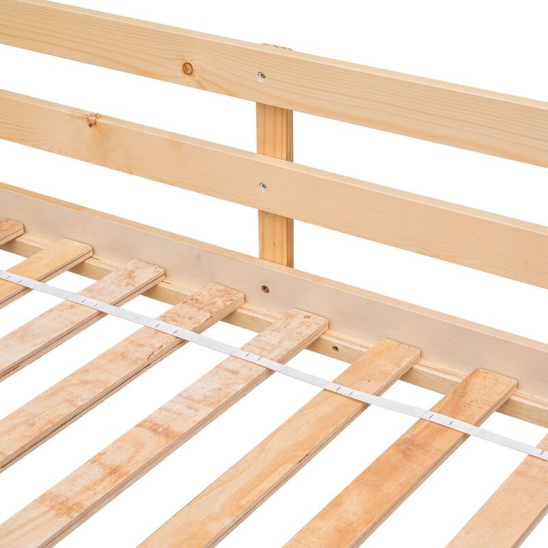 Twin over Twin Floor Bunk Bed