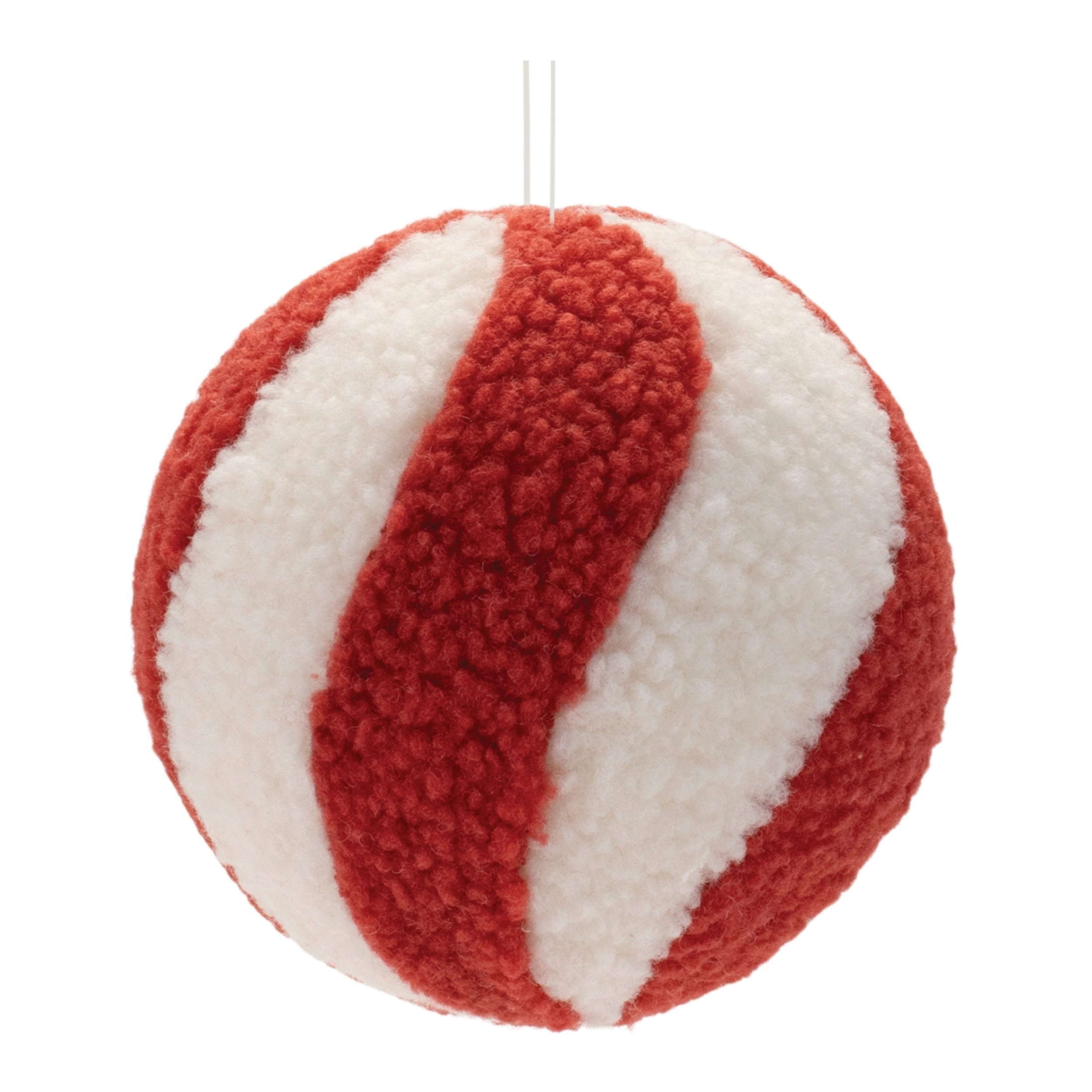 Candy Cane Stripe Ball Ornaments (set of 12)