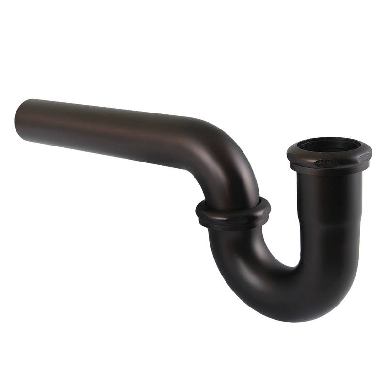 Kingston Brass Made To Match 1-1/2 Inch Decor P-Trap without Flange, 13-1/16 Inch Length, 18 Gauge - Oil Rubbed Bronze