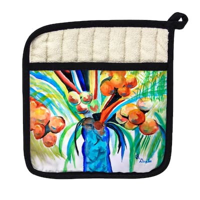 More Coconuts Pot Holder - 9x9