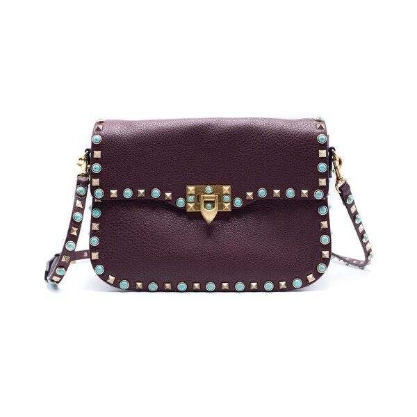 burgundy valentino bag