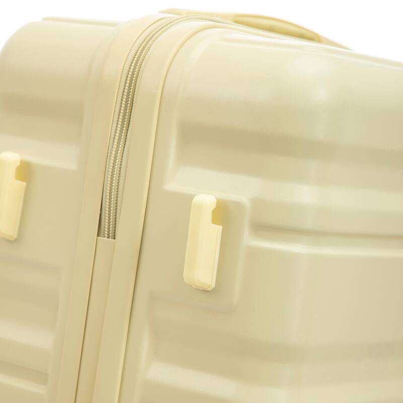 3 Piece Luggage Set Carry on Suitcase with ABS hardshell, Spinner Wheels & TSA Combination Lock