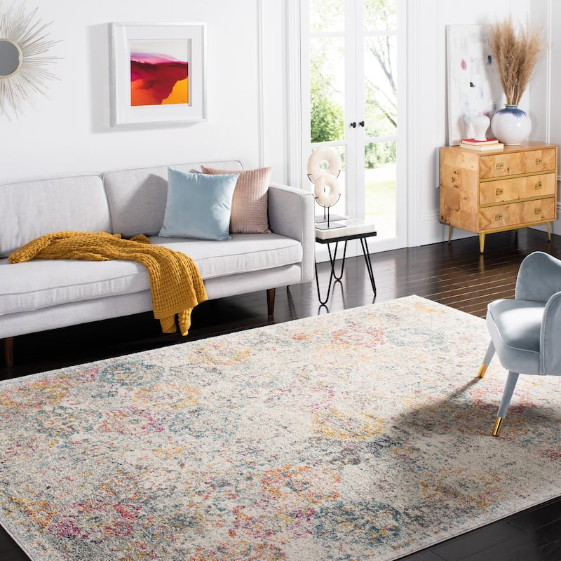 SAFAVIEH Madison Avery Boho Chic Distressed Area Rug