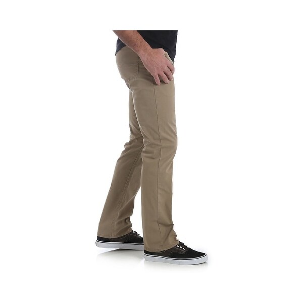 wrangler straight fit khaki