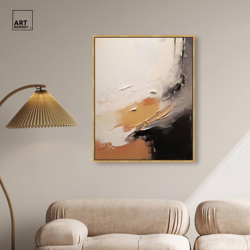 Baked Clay I Canvas by Art Remedy