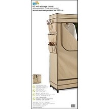 Honey Can Do Wrd 01272 Double Door Storage Closet With Shoe Organizer 60 Inch
