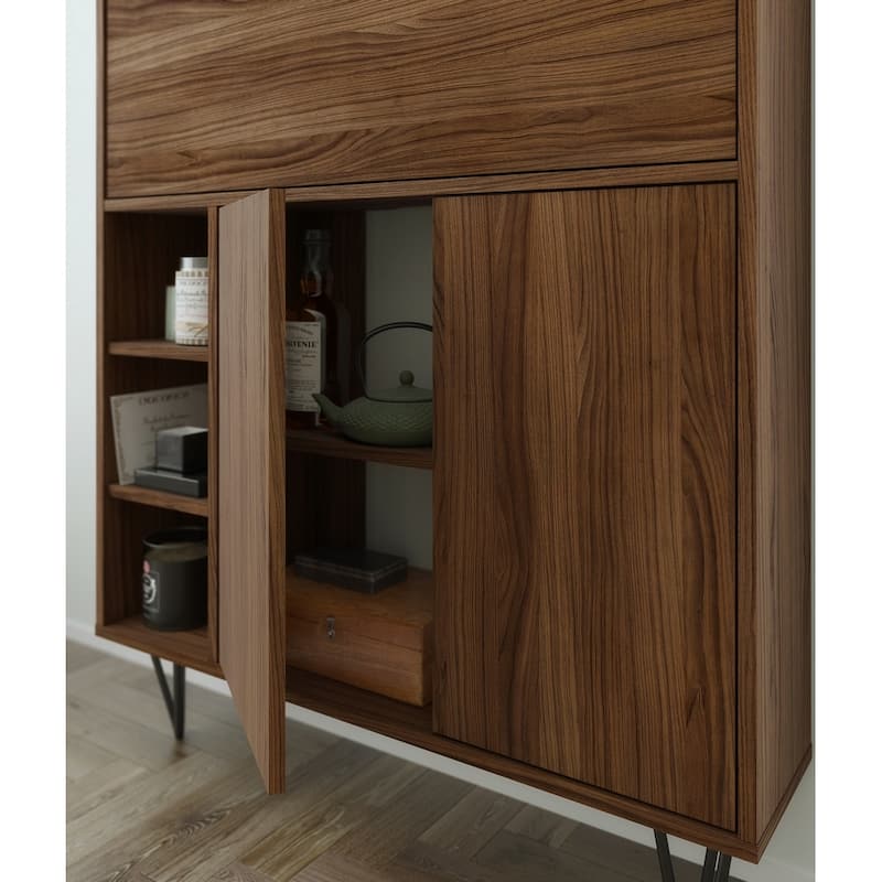 Nexera Slim Secretary Desk