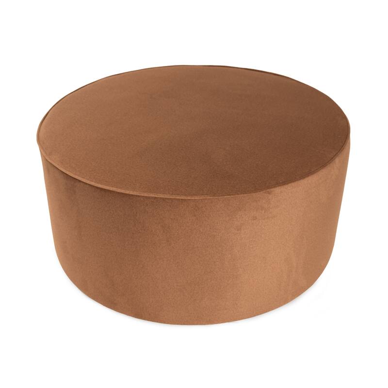 Universal 36" Round Ottoman Qivuit Brown