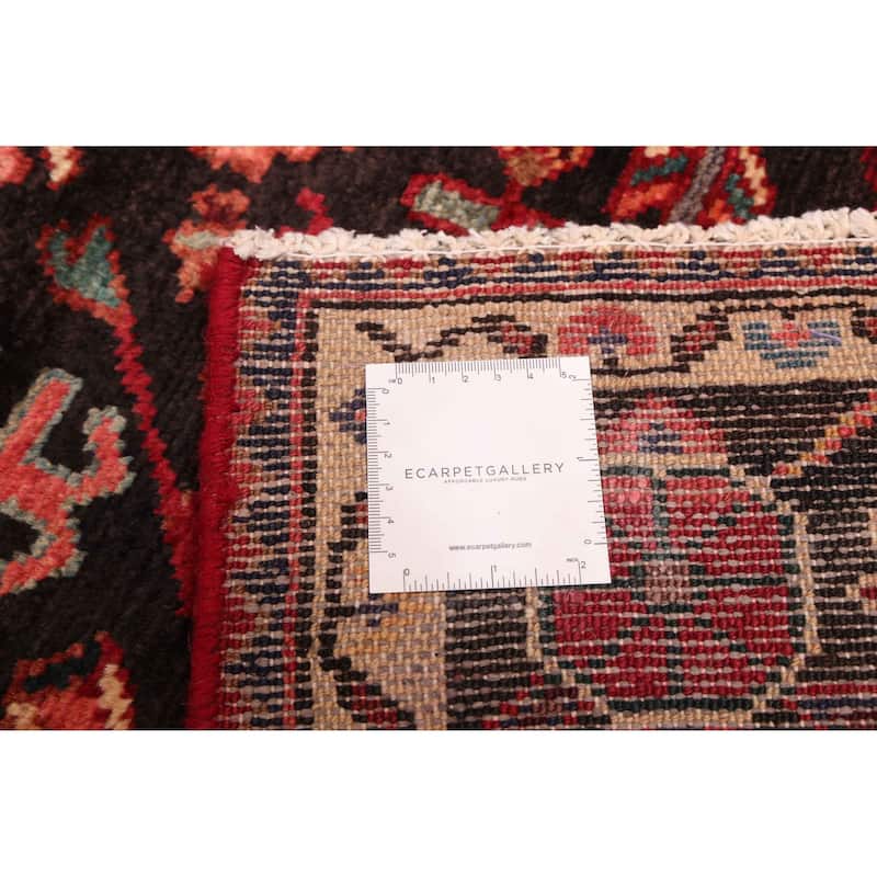 ECARPETGALLERY Hand-knotted Anadol Vintage Black Wool Rug - 4'11 x 8'10