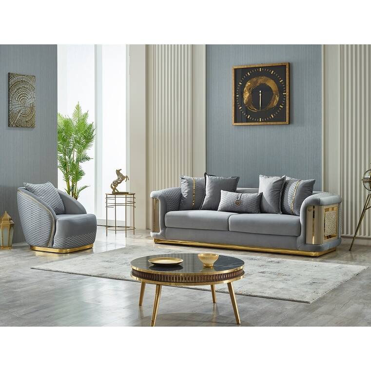 Enis 2-piece Living room Set 1 Sofa & 1 Chair