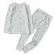 preview thumbnail 2 of 0, 100% Organic Cotton Toddler 2 Piece Pajama Set - Grey Rabbits