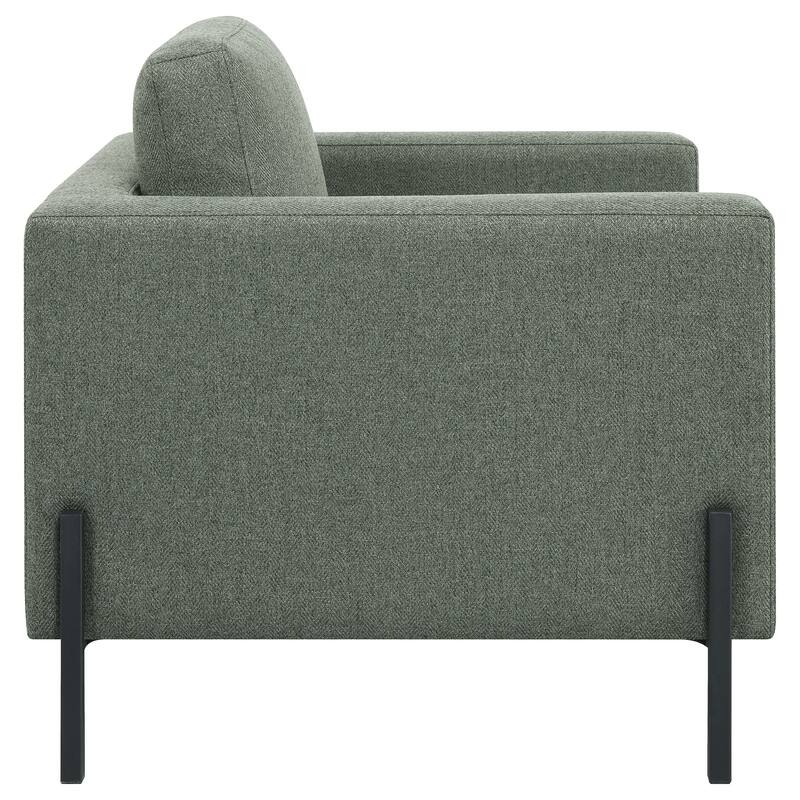 Tilly Transitional Upholstered Track Arms Sofa Set