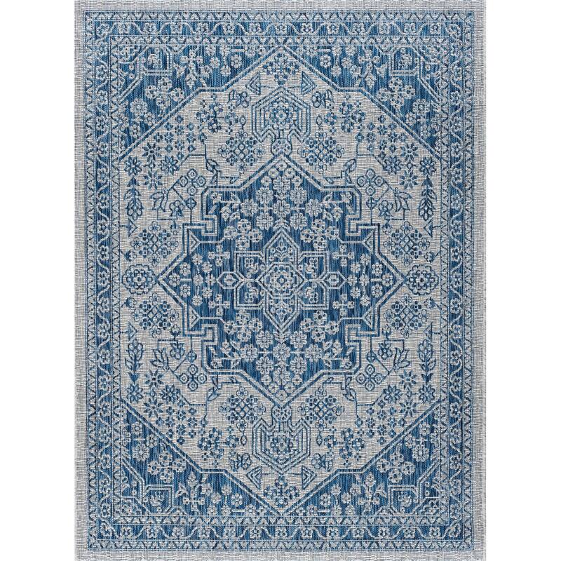 Colonnade Traditional Medallion Indoor/Outdoor Area Rug