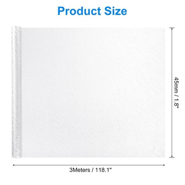 dimension image slide 2 of 3, Window Privacy Film, Window Film Watermark Pattern - White