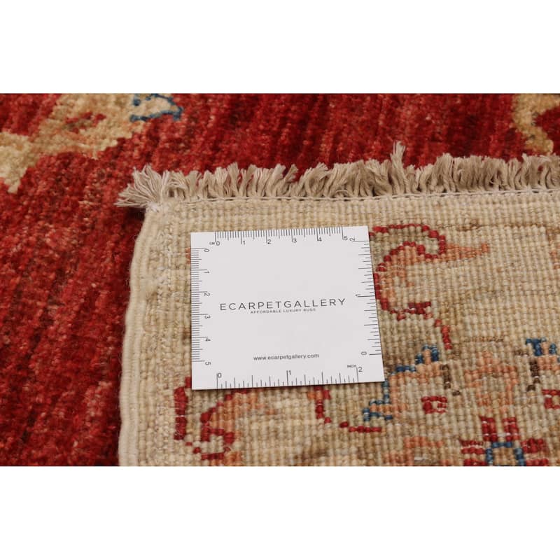 ECARPETGALLERY Hand-knotted Chobi Finest Red Wool Rug - 5'6 x 8'1