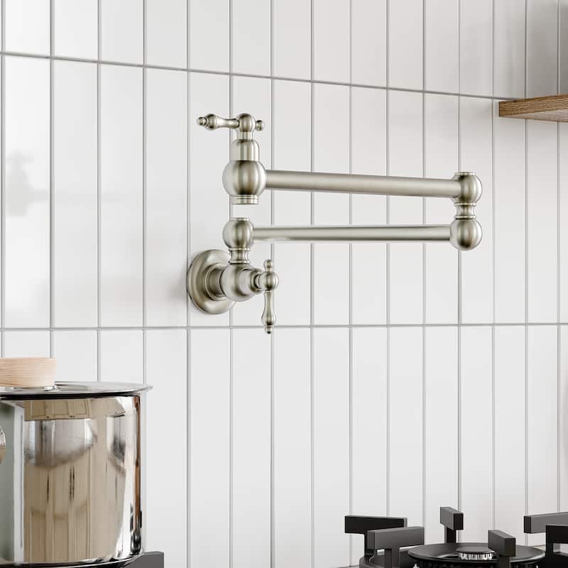 Wall Mount Filler Folding Kitchen Faucet