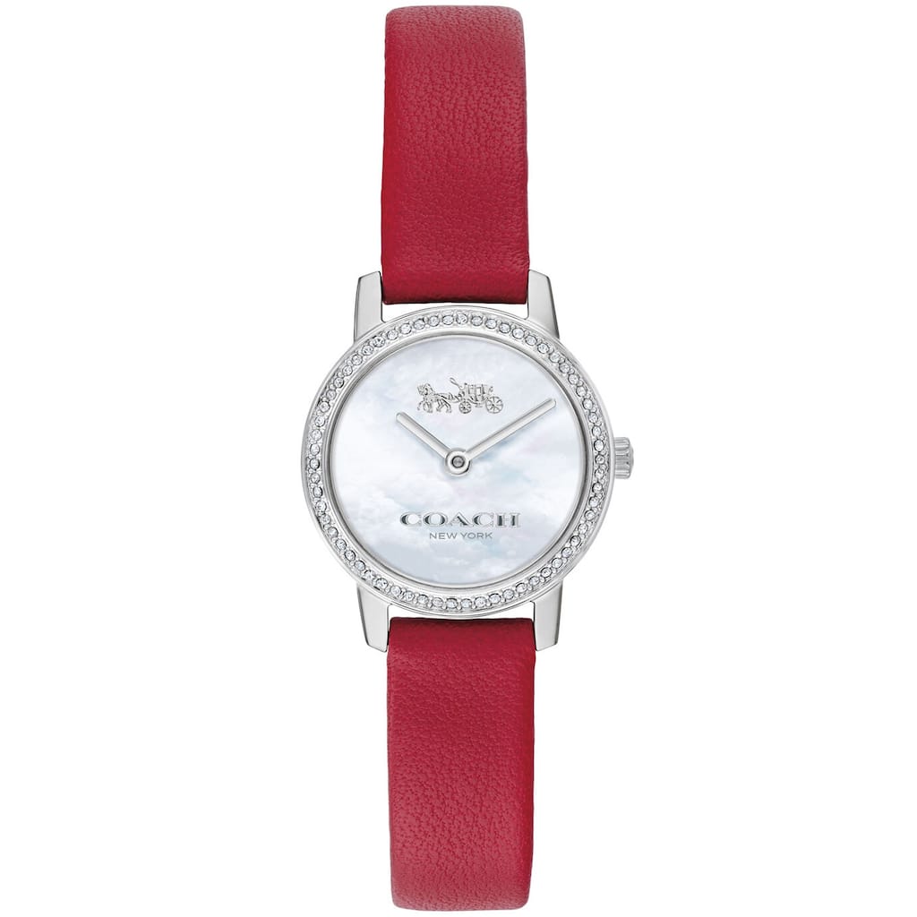 Coach Women's Audrey White Dial Watch - 14503362 - Blue - 6 (36)