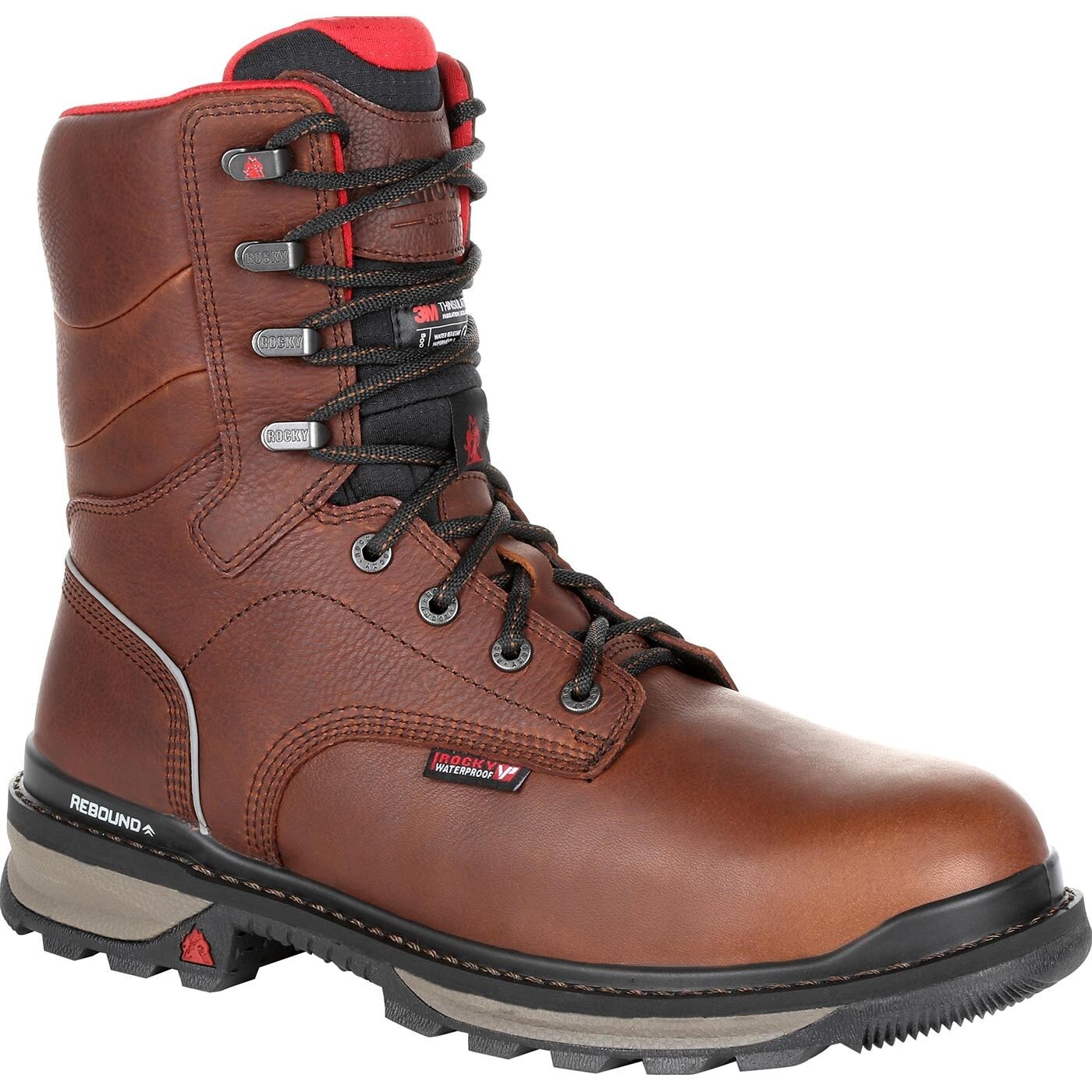 insulated waterproof composite toe boots