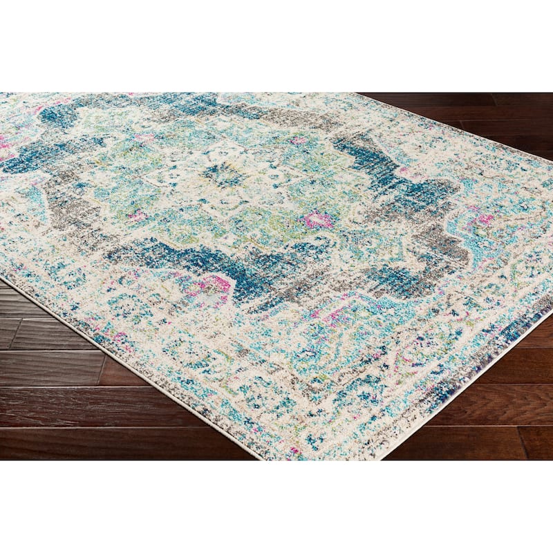 Artistic Weavers Mirvet Vintage Distressed Medallion Area Rug