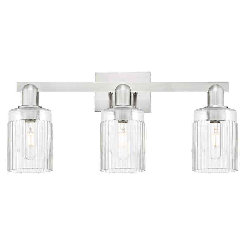 Innovations Lighting 716-3W-11-24 Hadley Vanity Hadley 3 Light 24" - Brushed Satin Nickel / Clear
