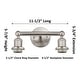preview thumbnail 5 of 3, Innovations Lighting Endless Possibilities Edison - Woven Rattan - 2 Light 17" Bath Vanity Light