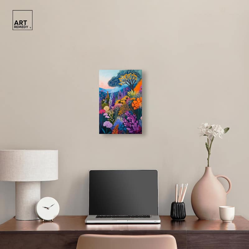 Solara's Bloom Canvas by Art Remedy, Gallery Wrapped