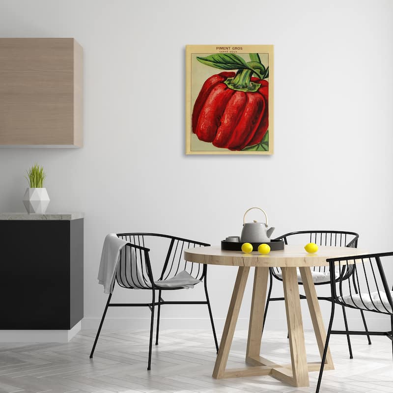 Stupell Country Vintage Pepper Canvas Wall Art Design By Lil' Rue
