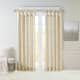 Madison Park Natalie Twisted Tab Lined Single Curtain Panel - 50"W x 108"L - Champagne