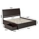 preview thumbnail 79 of 85, Portland Platform Bed with Footboard and Storage Drawers