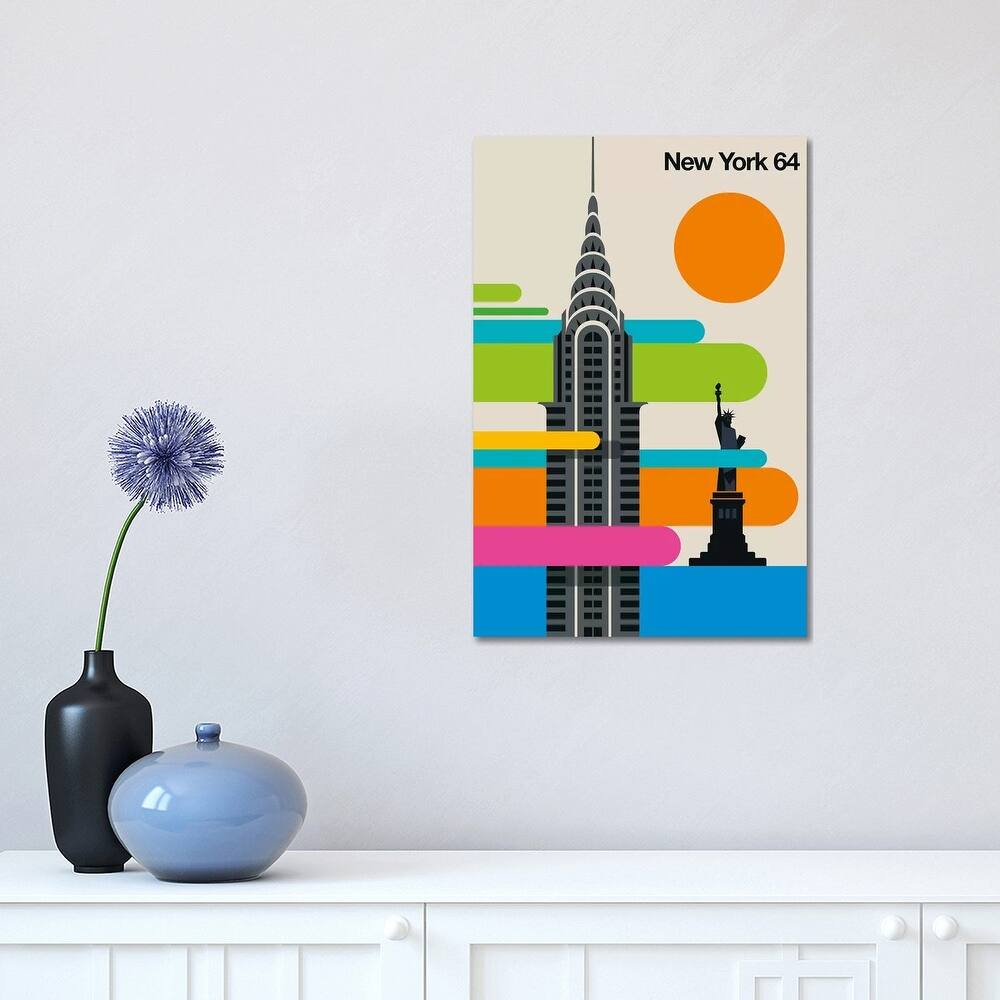 iCanvas "New York 64" by Bo Lundberg Canvas Print
