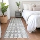 preview thumbnail 91 of 101, Machine Washable Indoor/ Outdoor Chantille Abstract Dots Rug