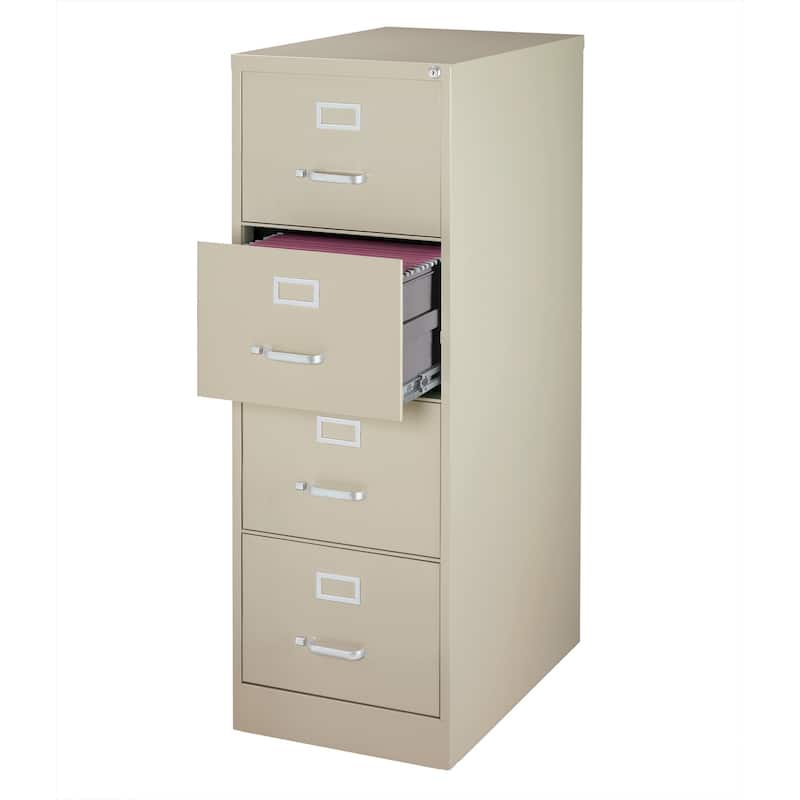 Hirsh 26.5"D 4-drawer Legal Size Commercial Vertical File Cabinet