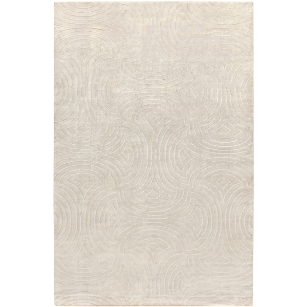 Hand Knotted Rhonda Geometric Pattern Area Rug Overstock 9803983