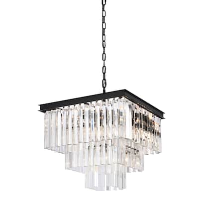 Elegant Lighting 1201S22 Sydney 13 Light 22" Wide Crystal Waterfall