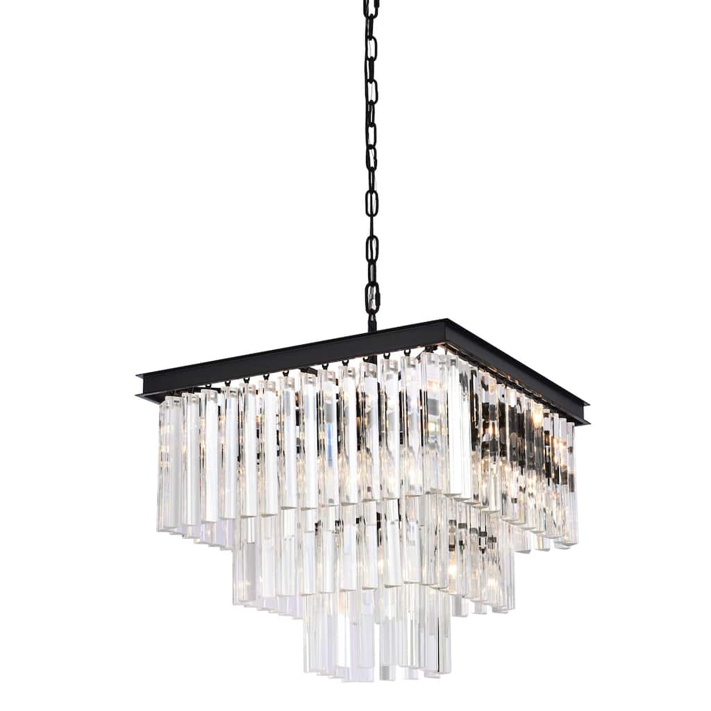 Elegant Lighting 1201S22 Sydney 13 Light 22" Wide Crystal Waterfall