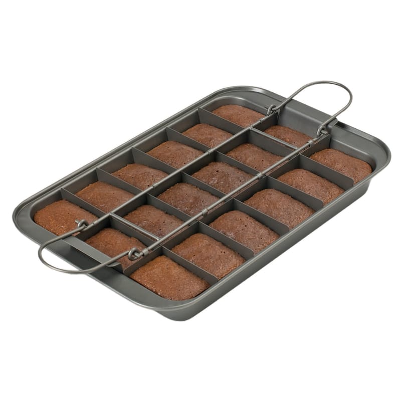 Chicago Metallic Brownie Pan "Pre-Slice Brownies as they Bake", 9x13 Inch