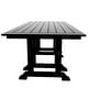 preview thumbnail 16 of 49, Laguna Hdpe All Weather Outdoor Patio 71" Rectangular Dining Table