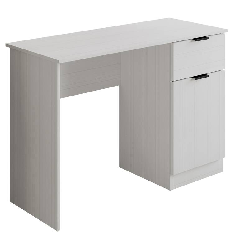 CraftPorch Mid Century wooden Writing Table with Cabinet