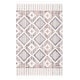preview thumbnail 7 of 11, SAFAVIEH Marrakech Moroccan Boho Braided Tassel Area Rug 2'2" x 4' - Grey/Multi