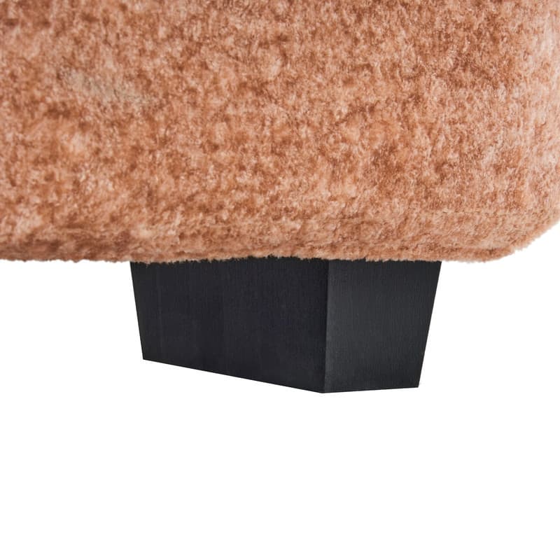 Chaise Lounge Chair Upholstered Modular Sofa with Cup & Phone Holders
