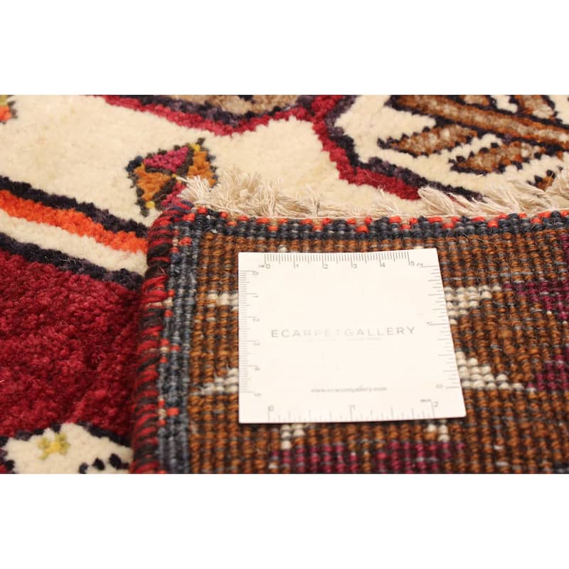 ECARPETGALLERY Hand-knotted Konya Anatolian Red Wool Rug - 5'2 x 8'0