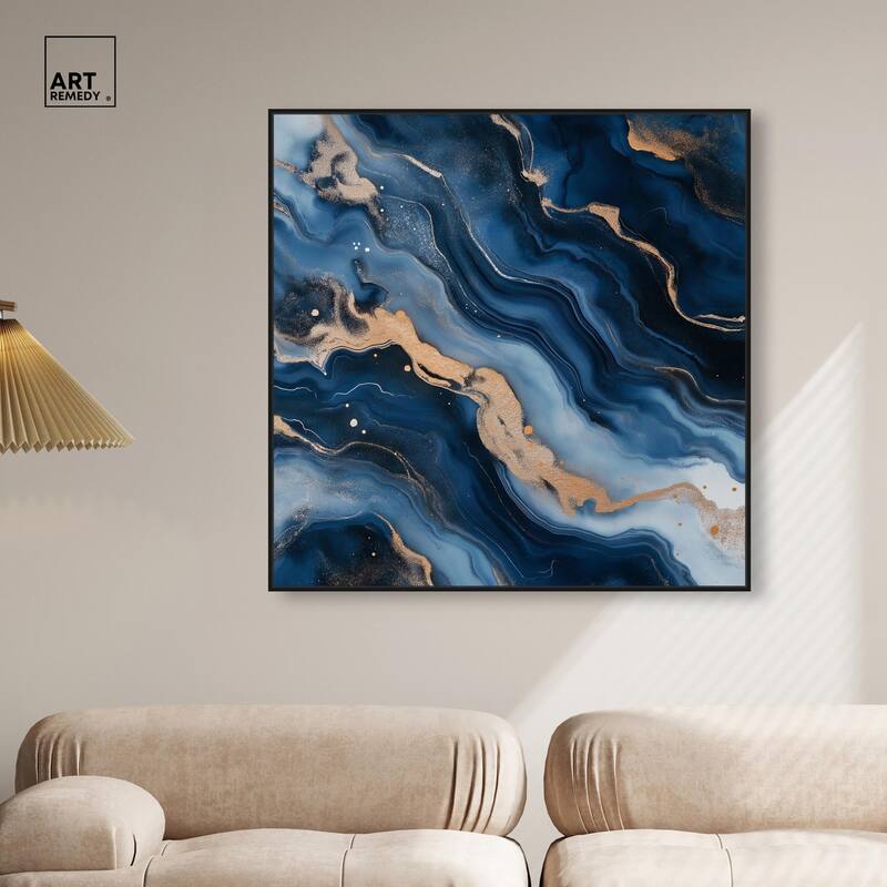 Deep Sea Geode II Canvas by Art Remedy