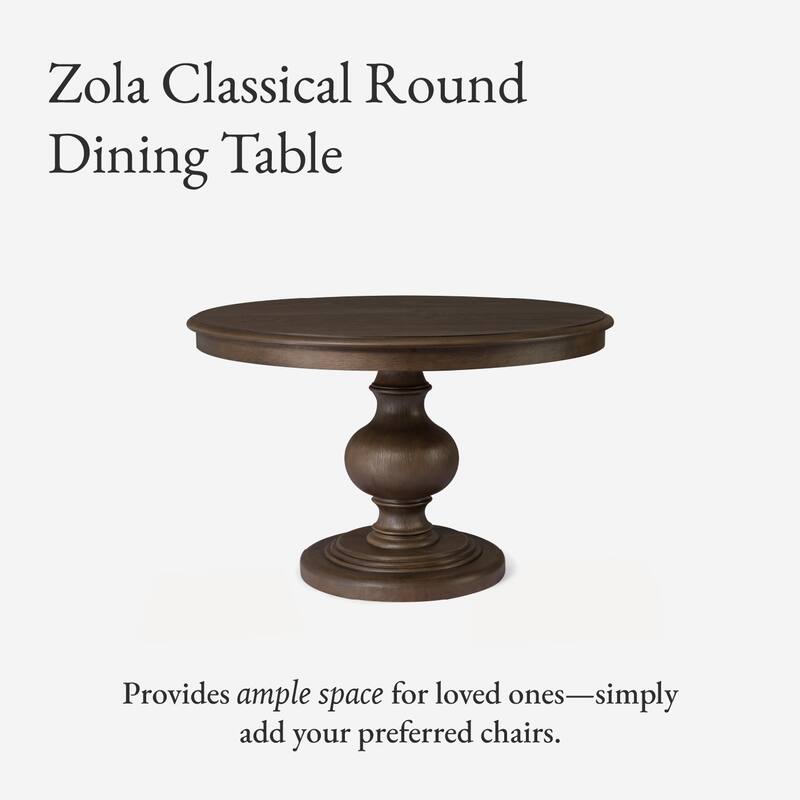 Maven Lane Zola Wooden Dining Table in Brown Finish - N/A