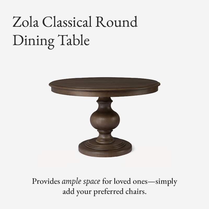 Maven Lane Zola Wooden Dining Table in Brown Finish - N/A