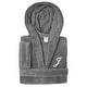 preview thumbnail 27 of 52, Sweet Kids 100% Polyester SUPER PLUSH Double Brushed Hooded Bathrobe with White Script Monogram J - Large