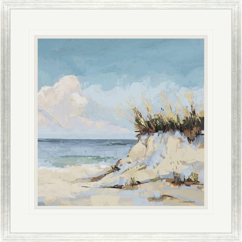 Paragon Cloudy Beach II Framed Art